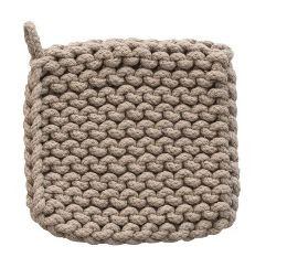 Cotton Hand Woven Pot Holder