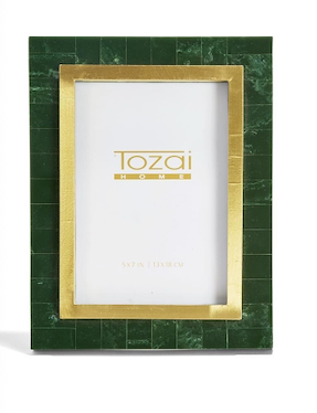 Aventurine Green & Gold Frame