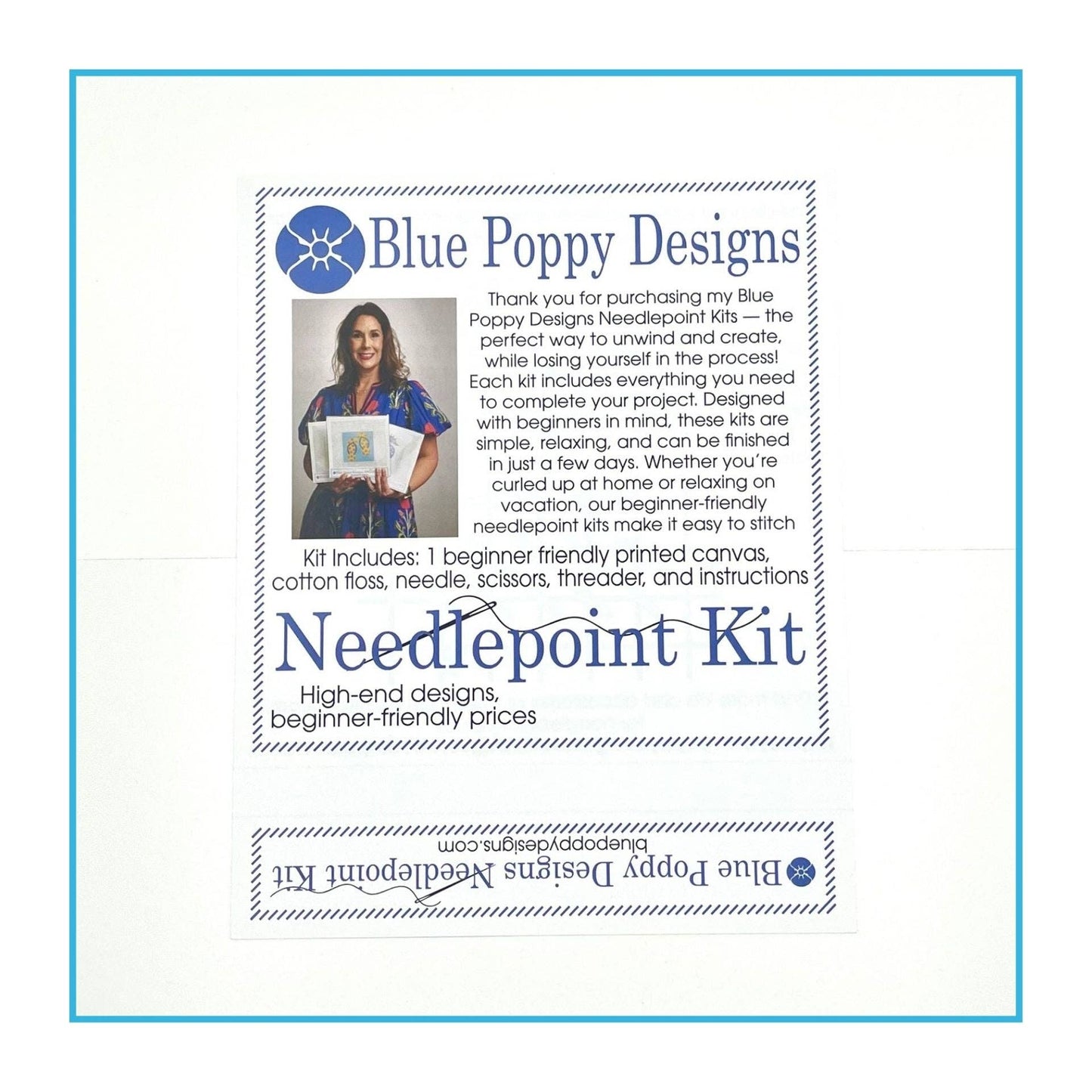 Five Books Needlepoint kit