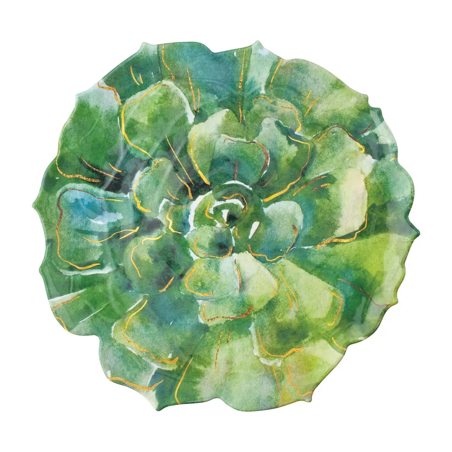 Succulents Melamine 14" Platter