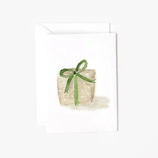Kraft gift mini enclosure notecard