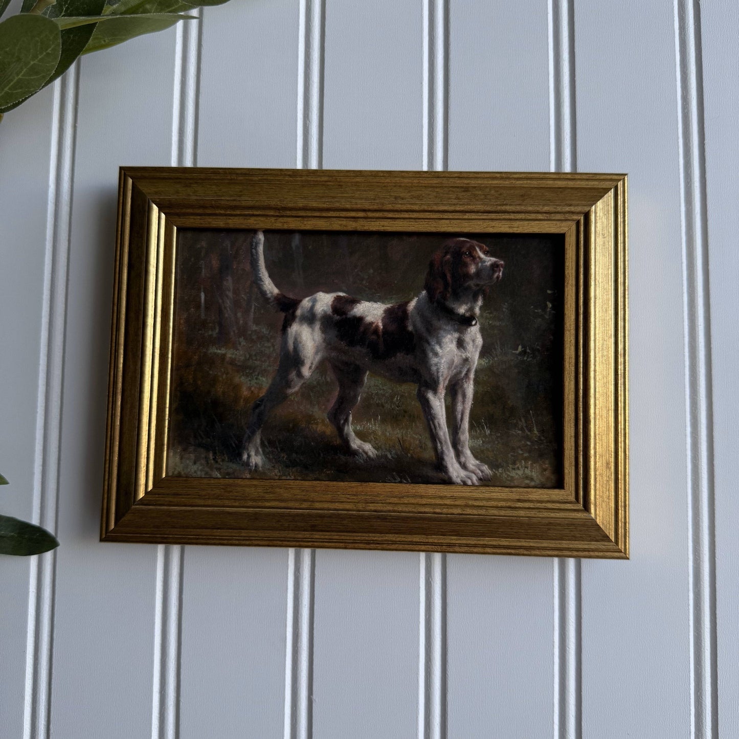 Vintage Style Brown Dog Art Print