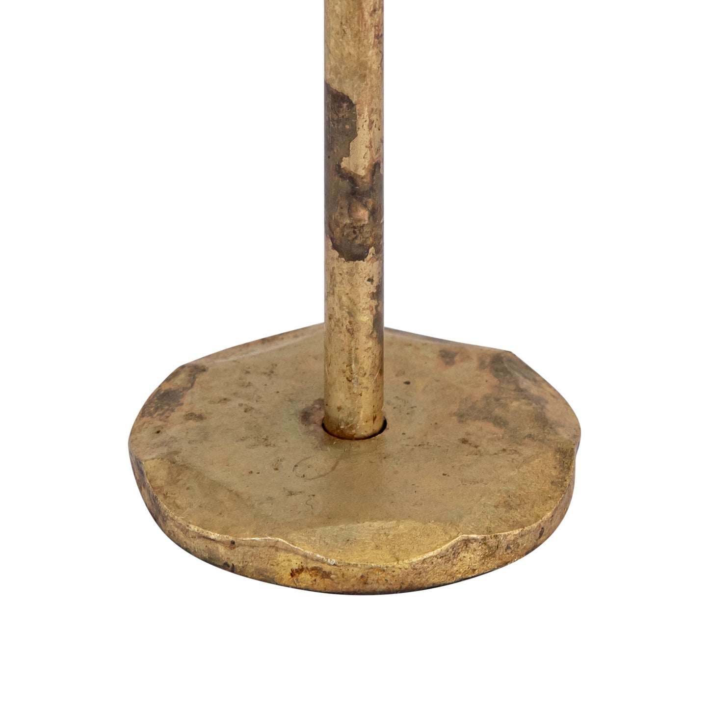 Candle Holder H 10.25" x Dia 2.25" Old Brass: OLD BRASS / IRON