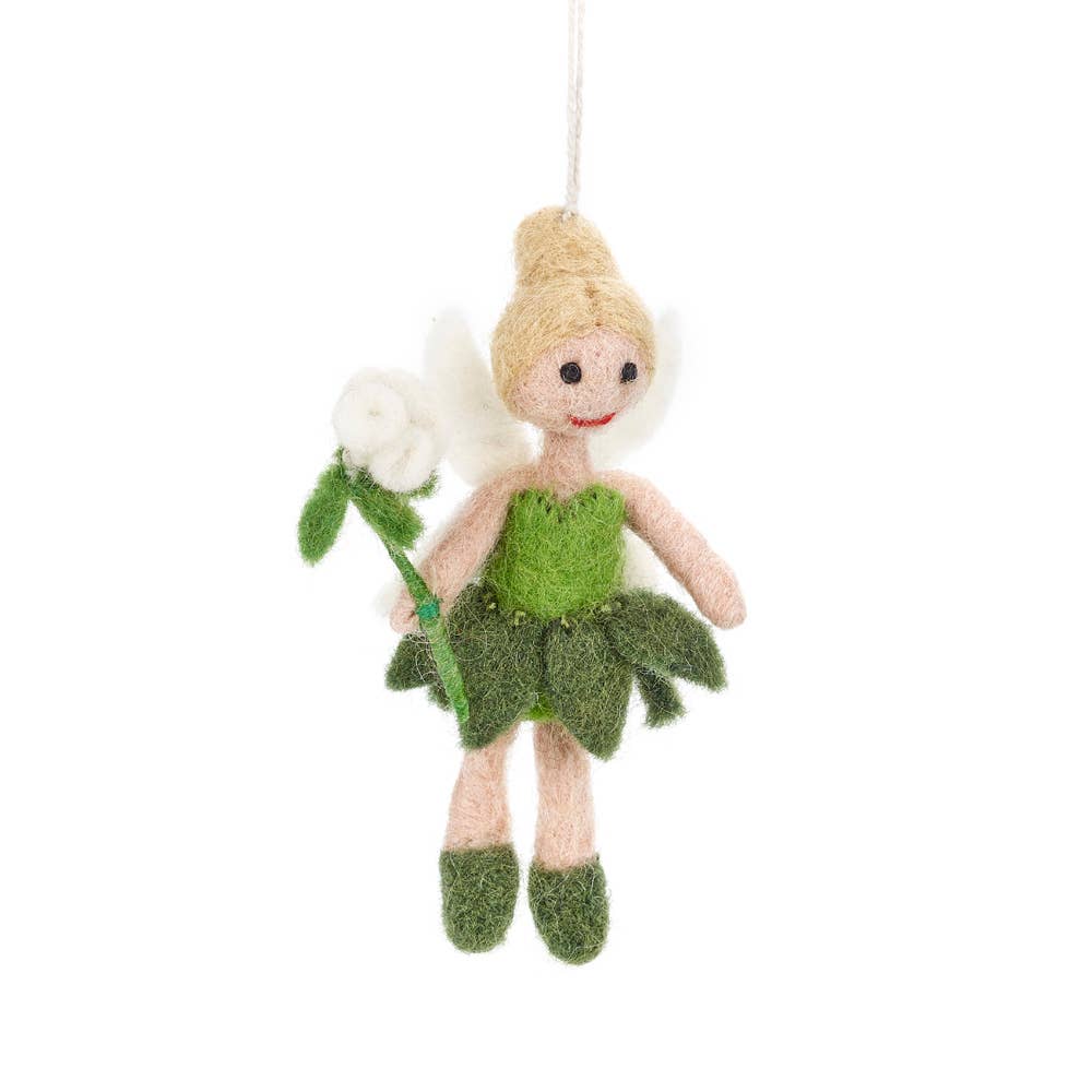 Trixie the Garden Fairy Felt Ornament