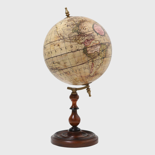 GLOBE-CASSINI 1790-Vintage Style Desktop Globe