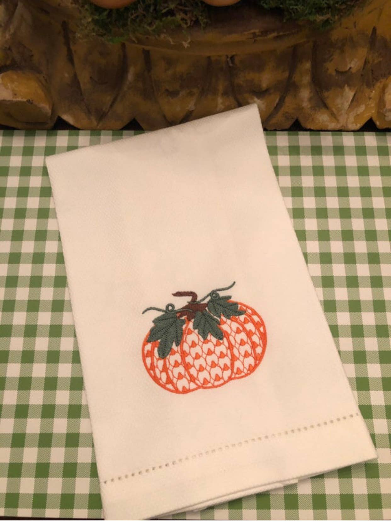 Pumpkin Huck Towel