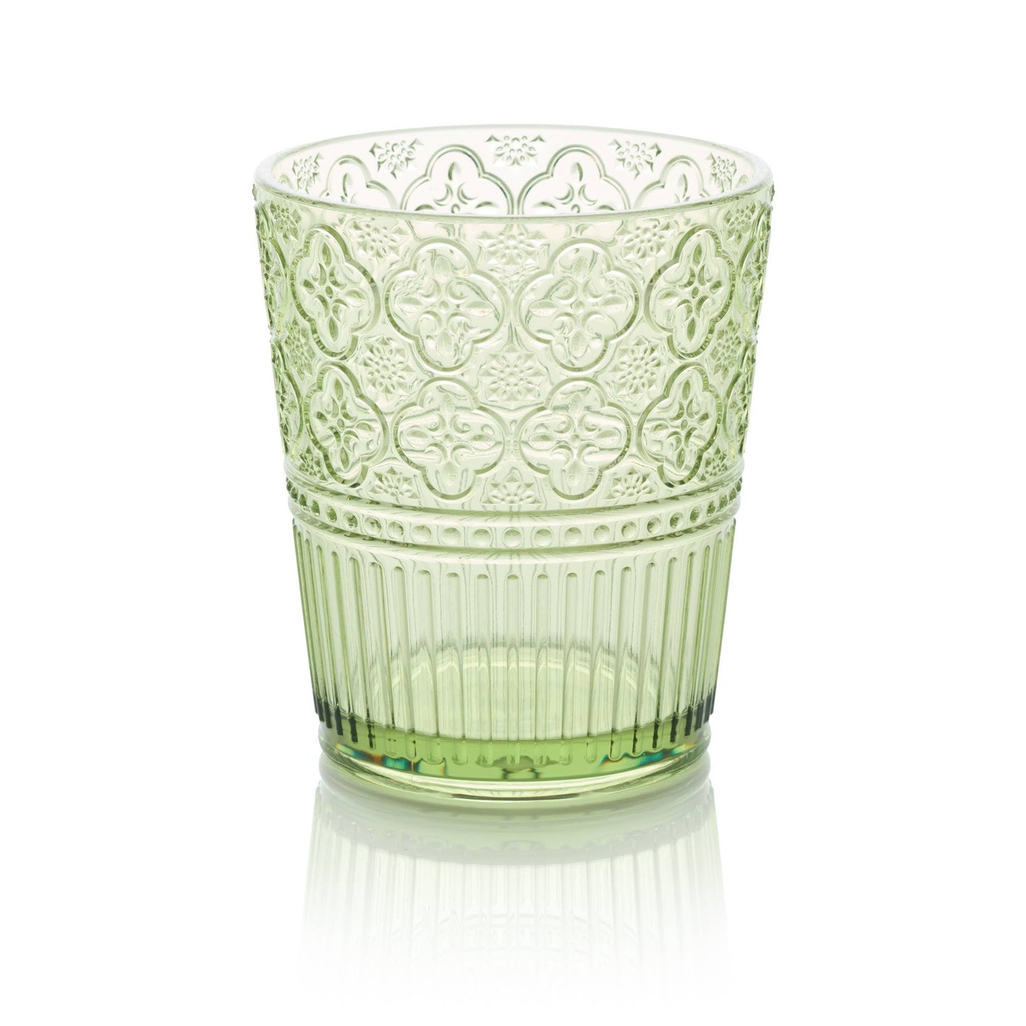 Victoria Green Acrylic Glass, S/6