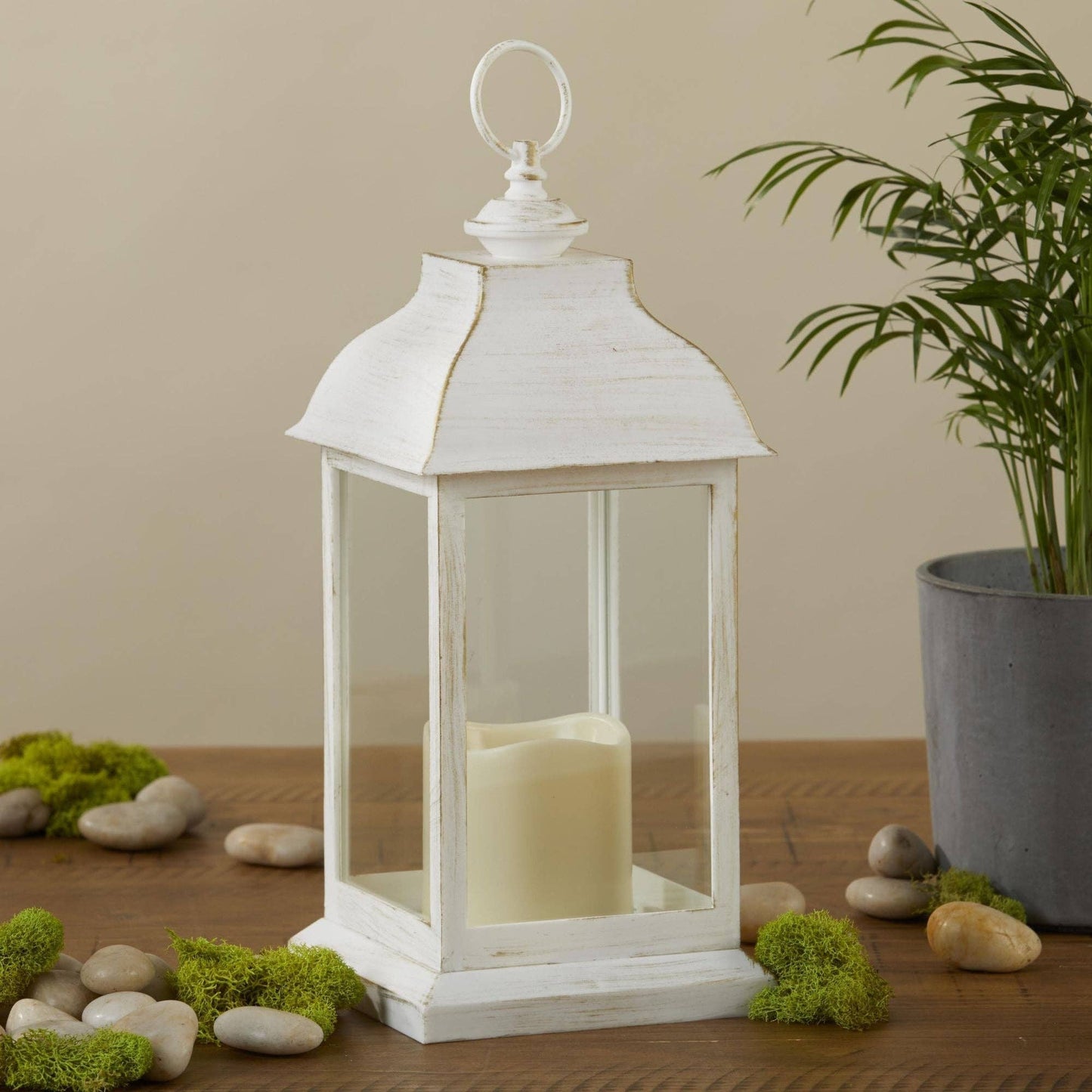 Manchester White Lantern