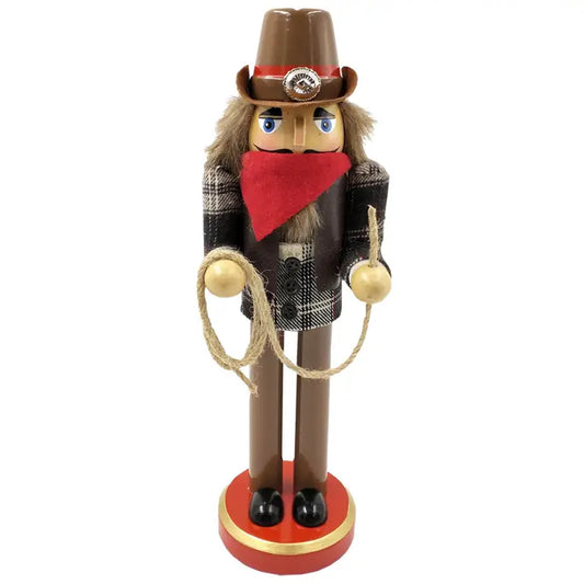 Lassoing Cowboy Nutcracker