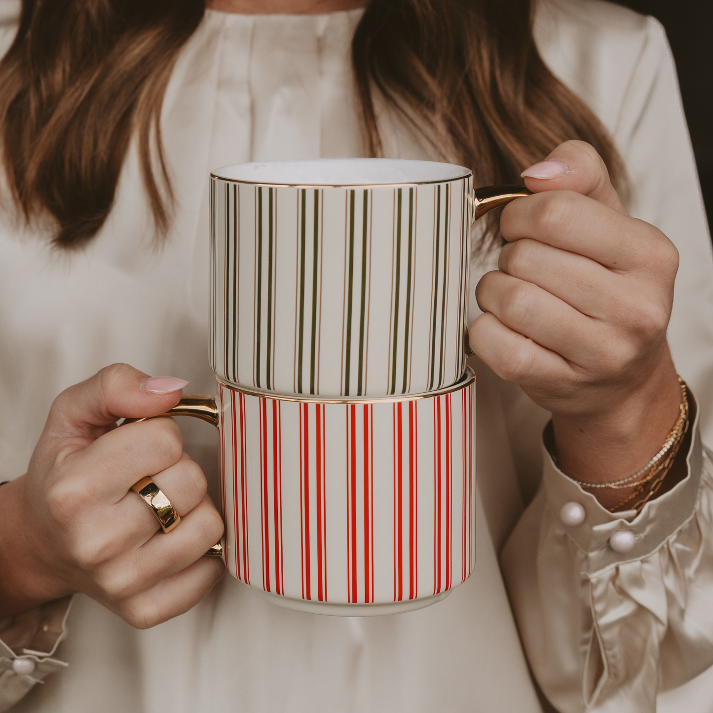 Green Stripe Mug