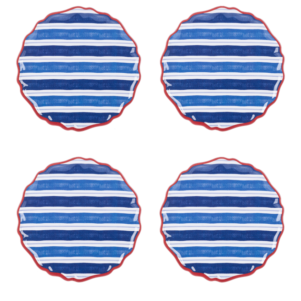 Americana Salad Plate, S/4