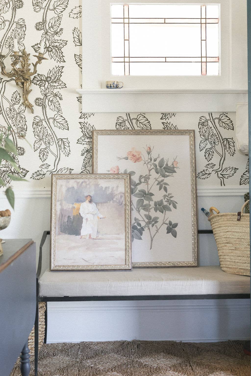 Rosa Framed Antique Art: 8x10