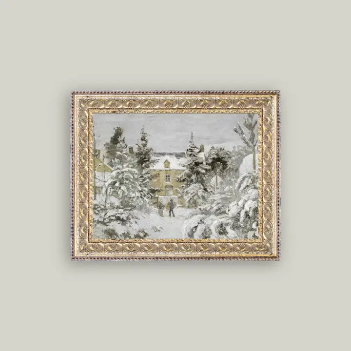 Snowy Stroll Art - 8x10
