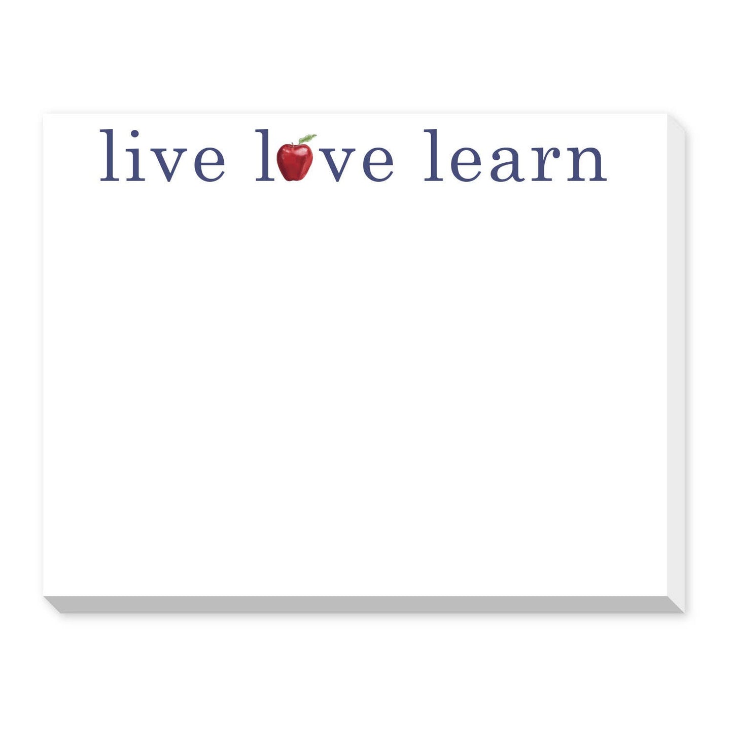 LIVE LOVE LEARN DITTIE NOTEPAD