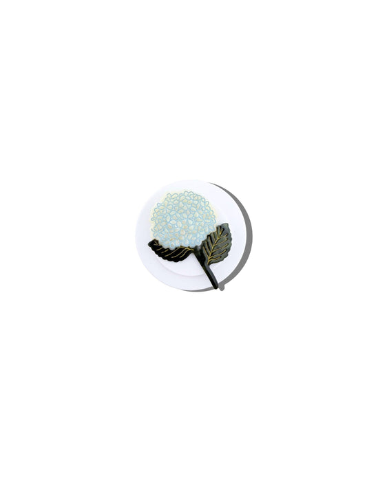 Hand-painted Hydrangea GripCharm