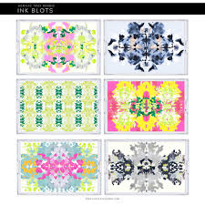 Acrylic Trinket Tray Insert "Inkblots"