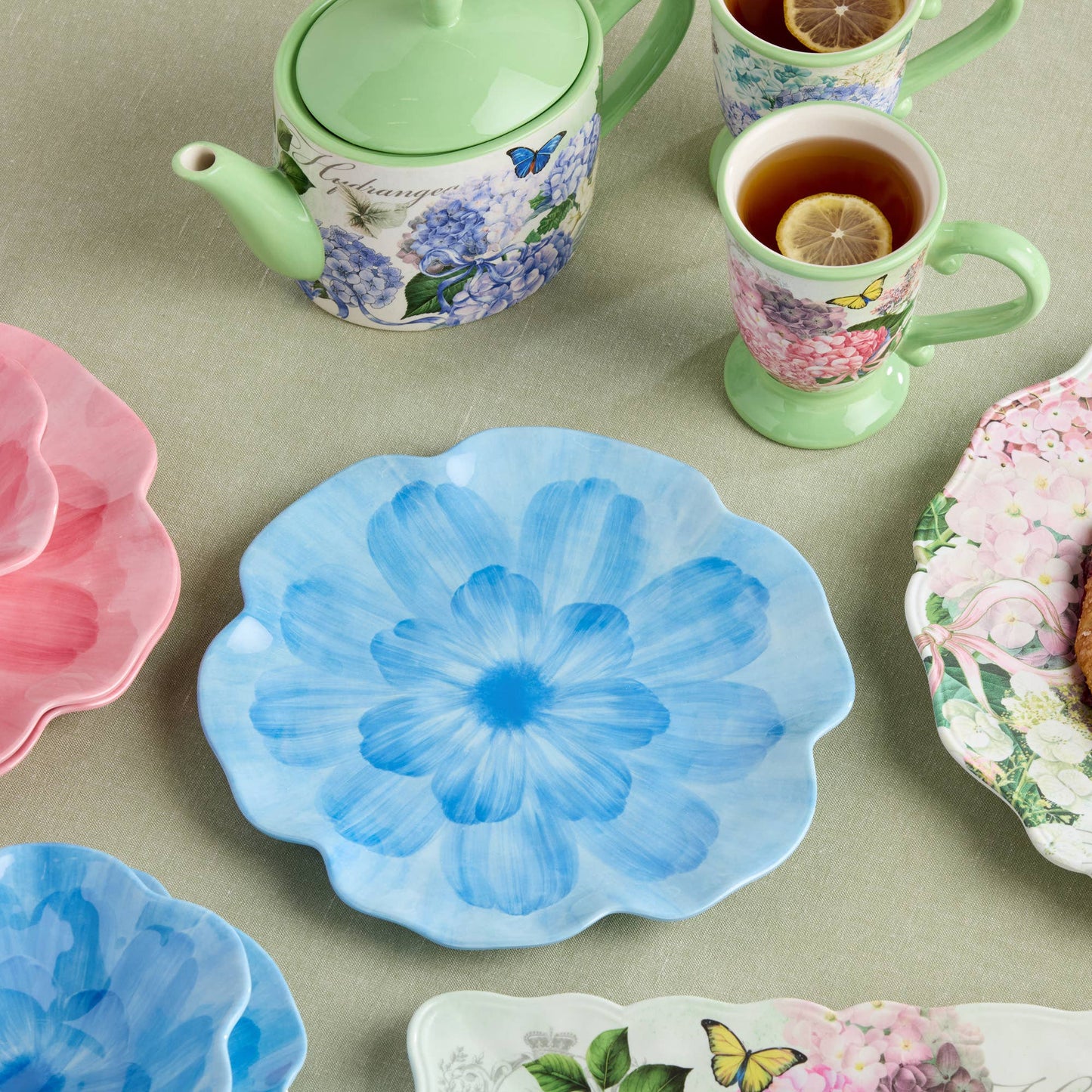 Wildflower Blue Platter