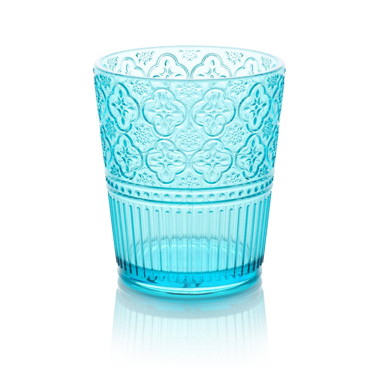 Victoria Aqua Acrylic Glass, S/6