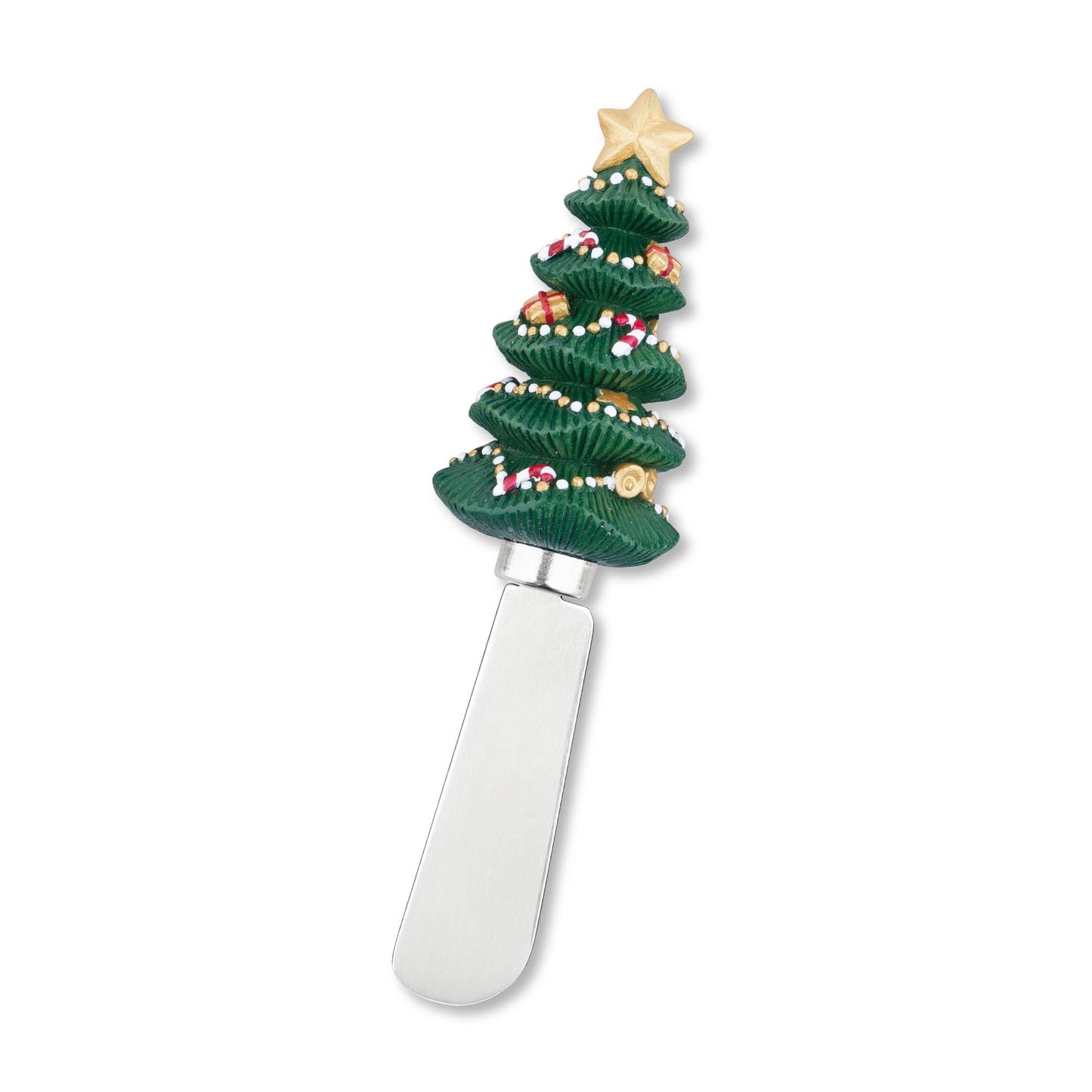 Light the Tree Polyresin Cheese Spreader