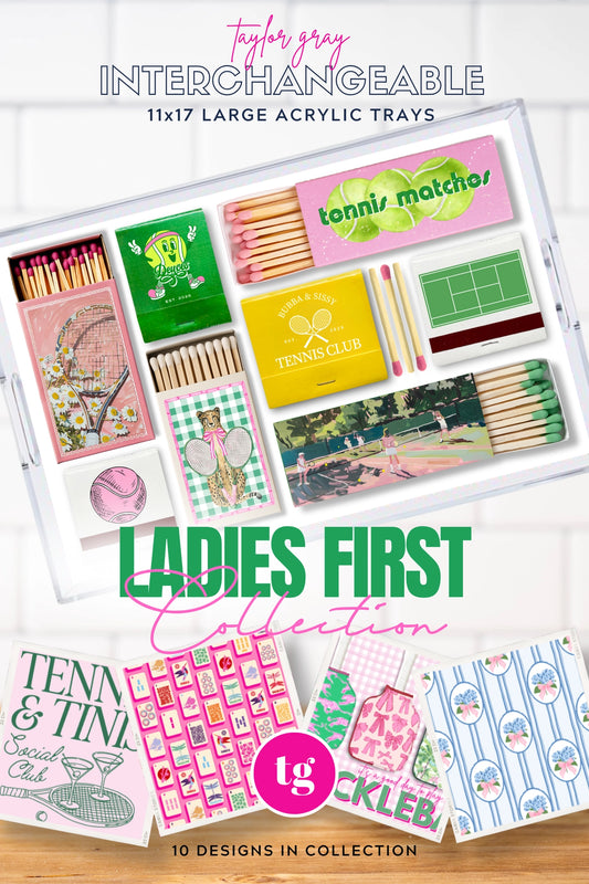 Acrylic Tray Insert "Ladies First"