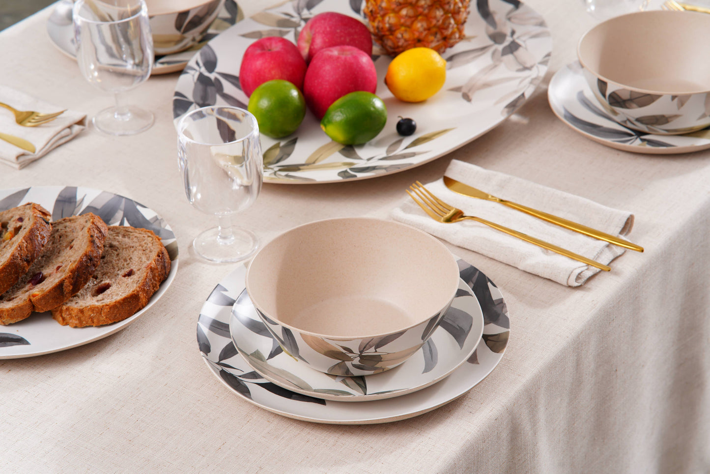 Bali Leaves Oval Platter