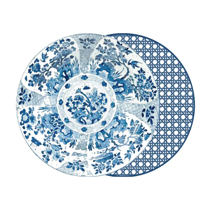 Canton and Cane Cadet Placemat: Blue
