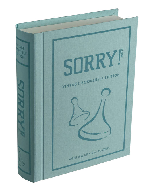 Sorry! Vintage Bookshelf Edition Game