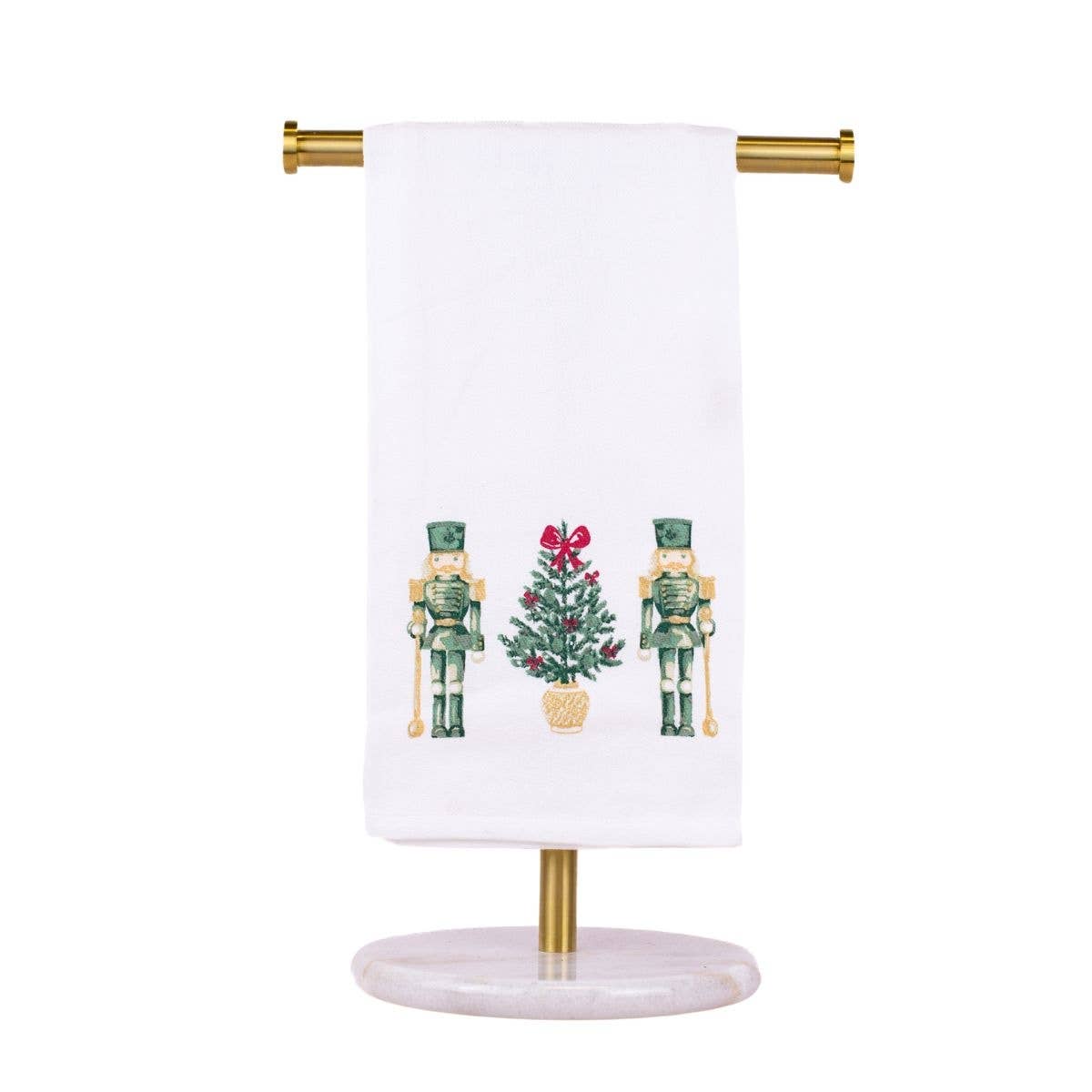 Watercolor Nutcracker Trio Hand Towel - 20" x 28"
