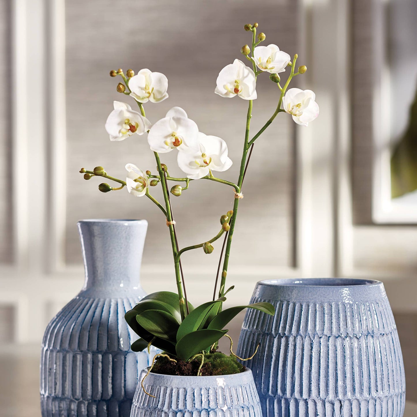 Phalaenopsis Orchid X 2 Drop-In 23"