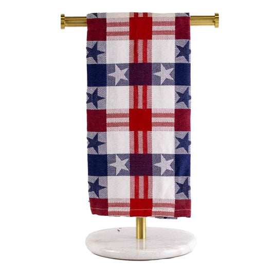 Stars & Stripes Hand Towel - Red/White/Blue
