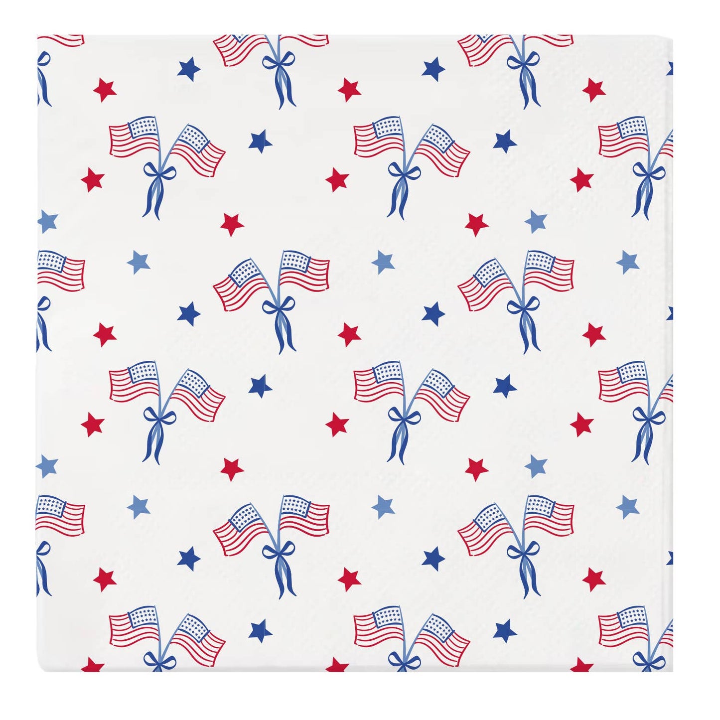 Cocktail Napkin 20ct American Flag