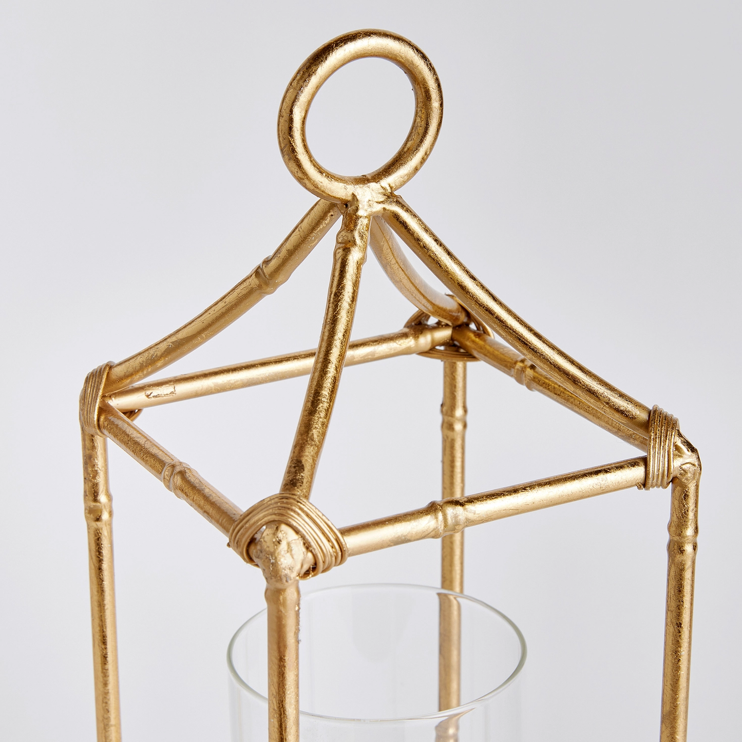Daphne Lantern Small, Antique Gold