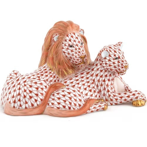 Lion & Lioness Rust