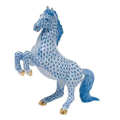 Prancing Horse Blue