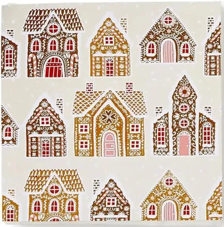 Gingerbread 3-Ply Paper Napkins - 30 ct