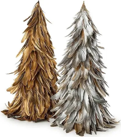Shimmering Feather Holiday Tree