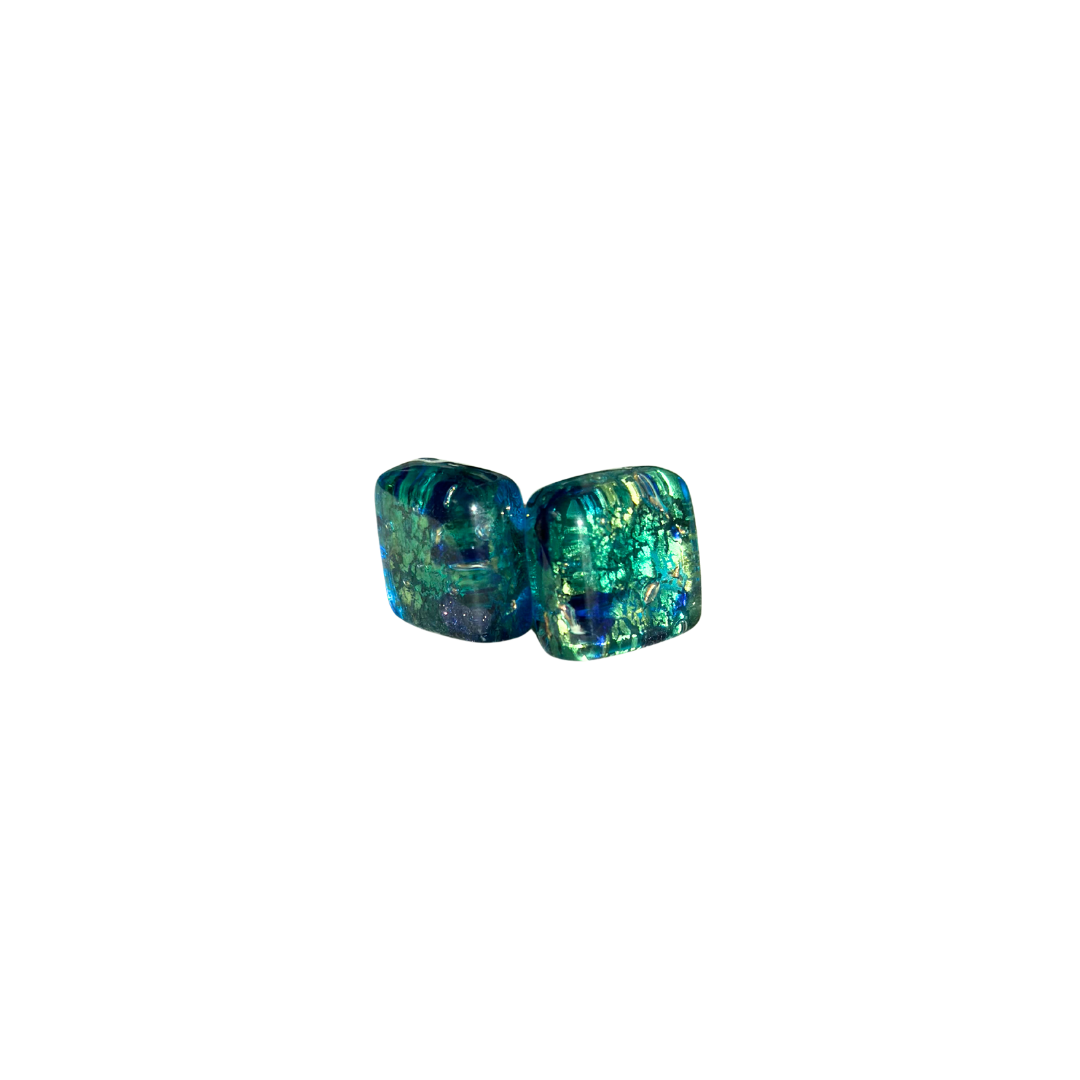Murano Glass Square Cuff Links