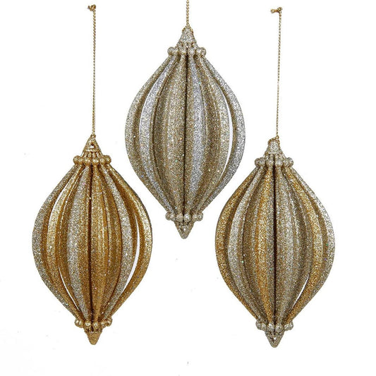 Glitter Finial Ornament