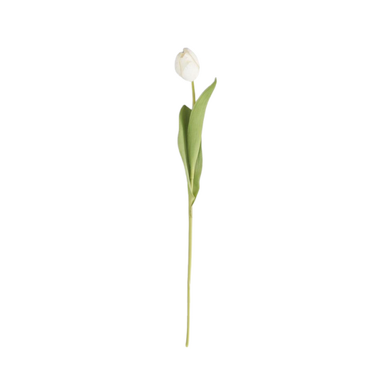 26.75" Real Touch White Tulip Stem
