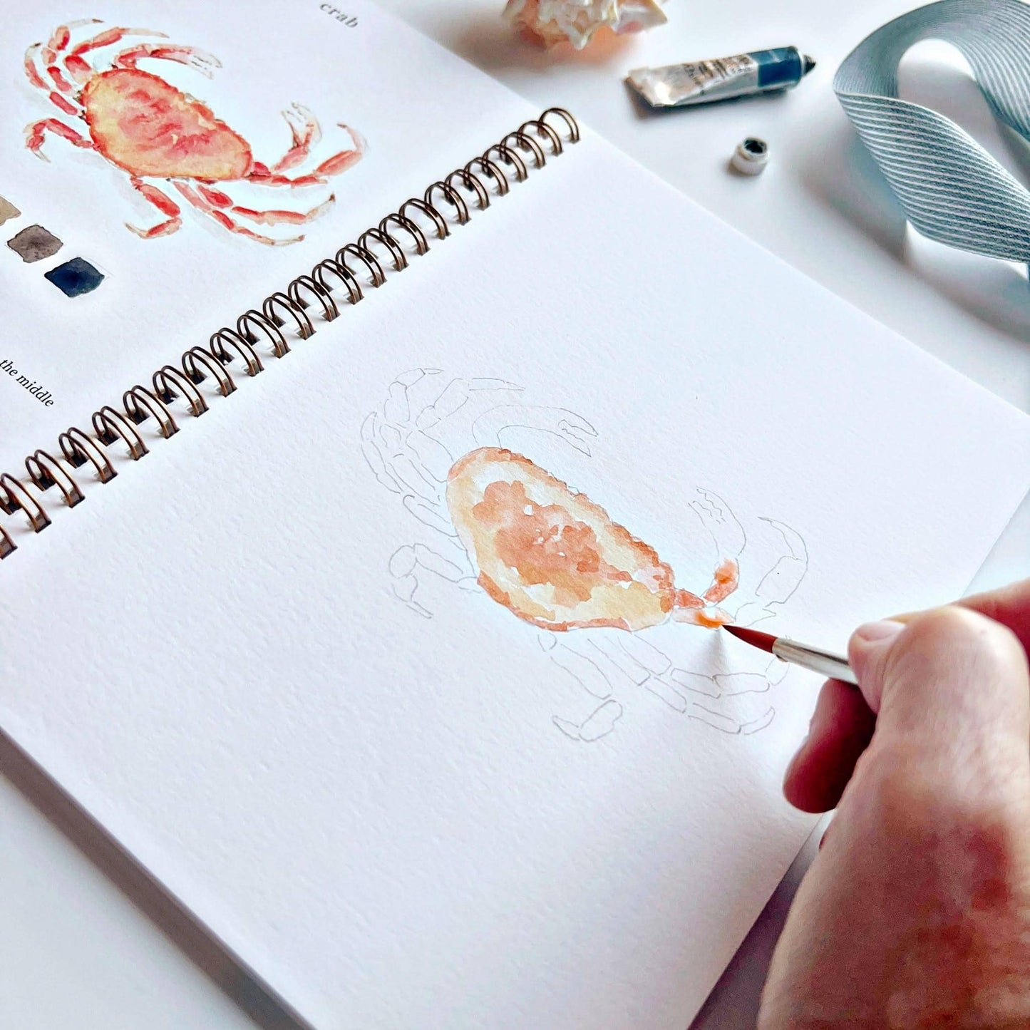 SEASIDE Watercolor Workbook