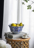 Ren Blue and White Centerpiece Decorative Bowl