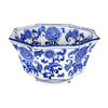 Ren Blue and White Centerpiece Decorative Bowl
