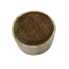 Round Bone Jewelry Box with Engraved Floral Design