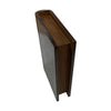10" Brown Faux Leather Hollow Book Box