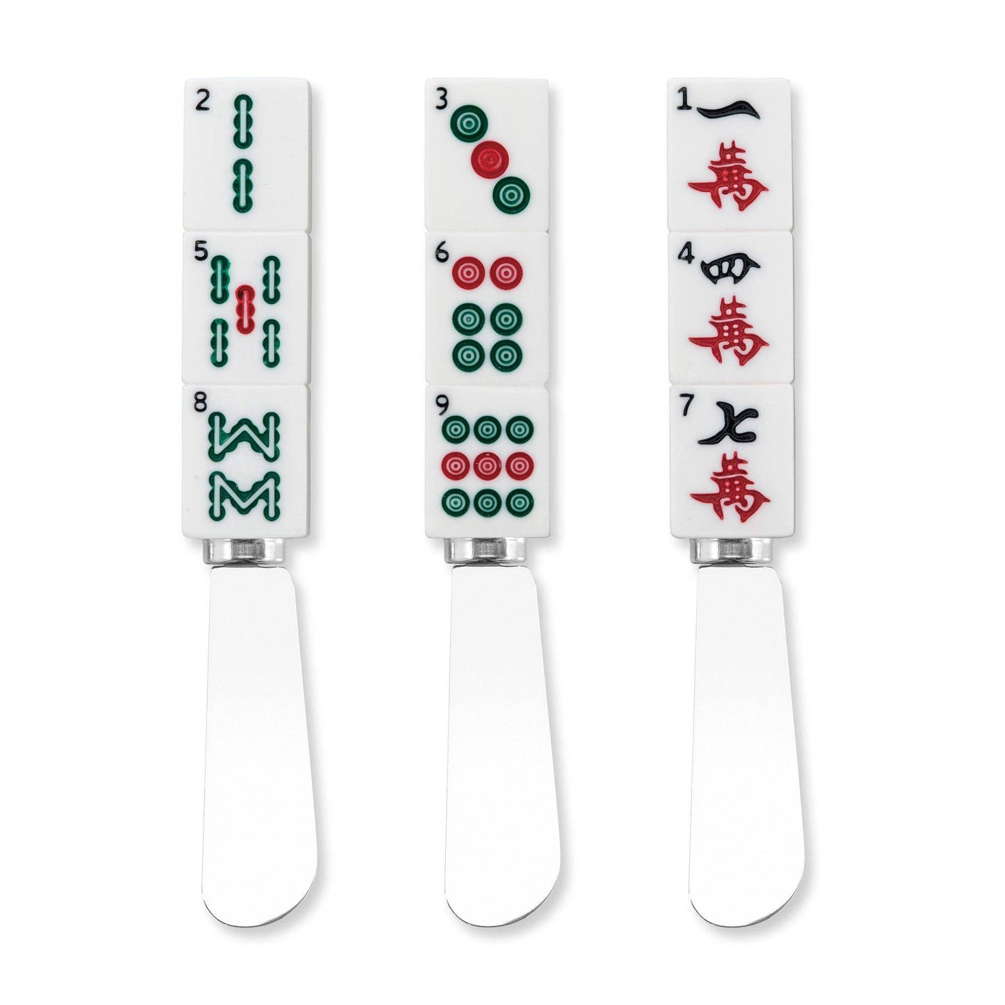 Mahjong Bam Dot Crack Cheese Spreader