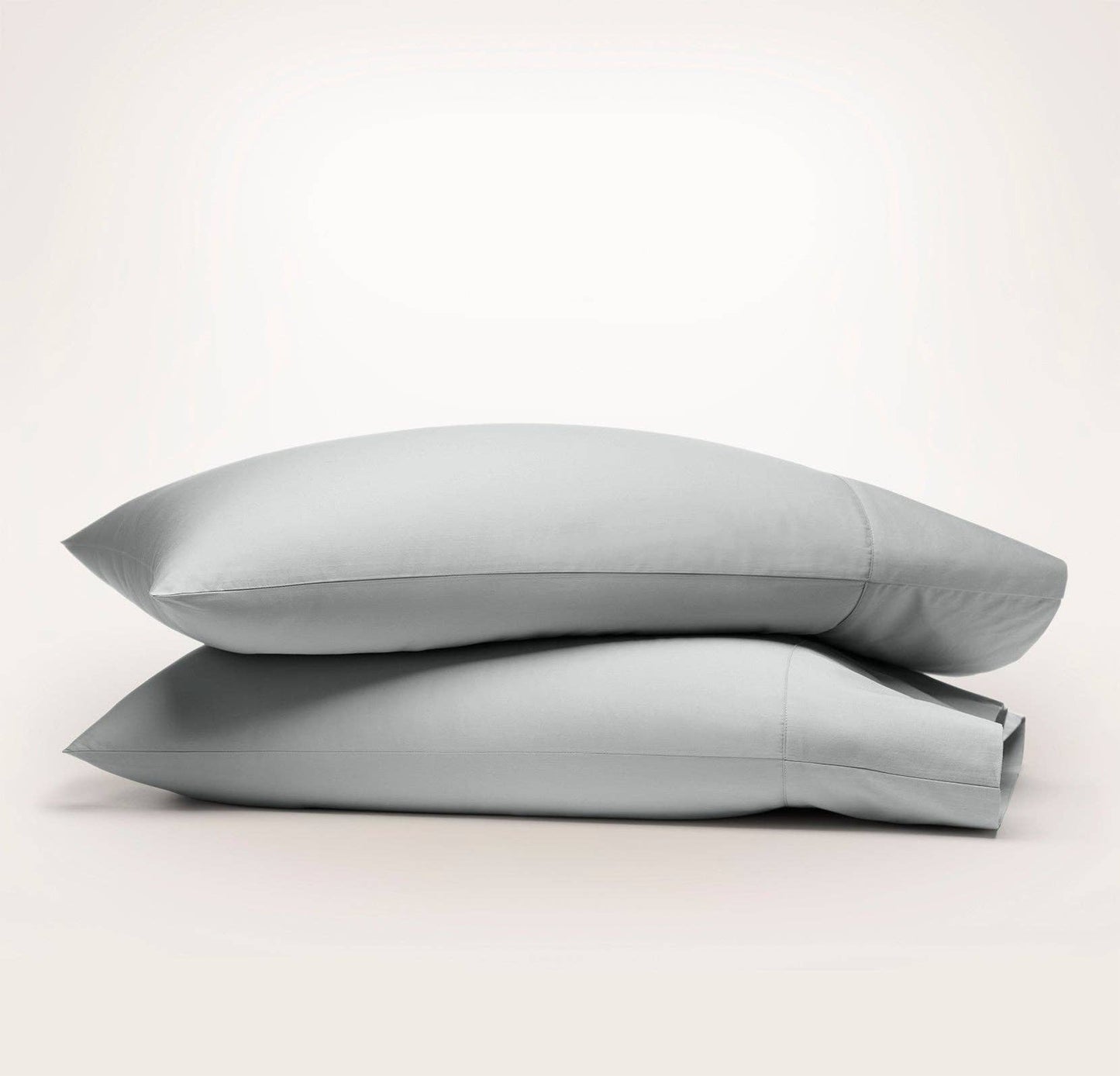 Percale Hemmed Pillowcase Set: Natural / Standard