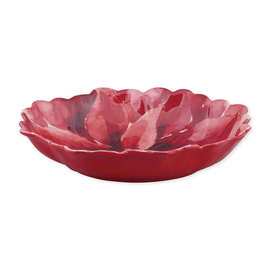 Poinsettias 12 3/4" Melamine Large Bowl