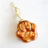 Orange Paw Ornament