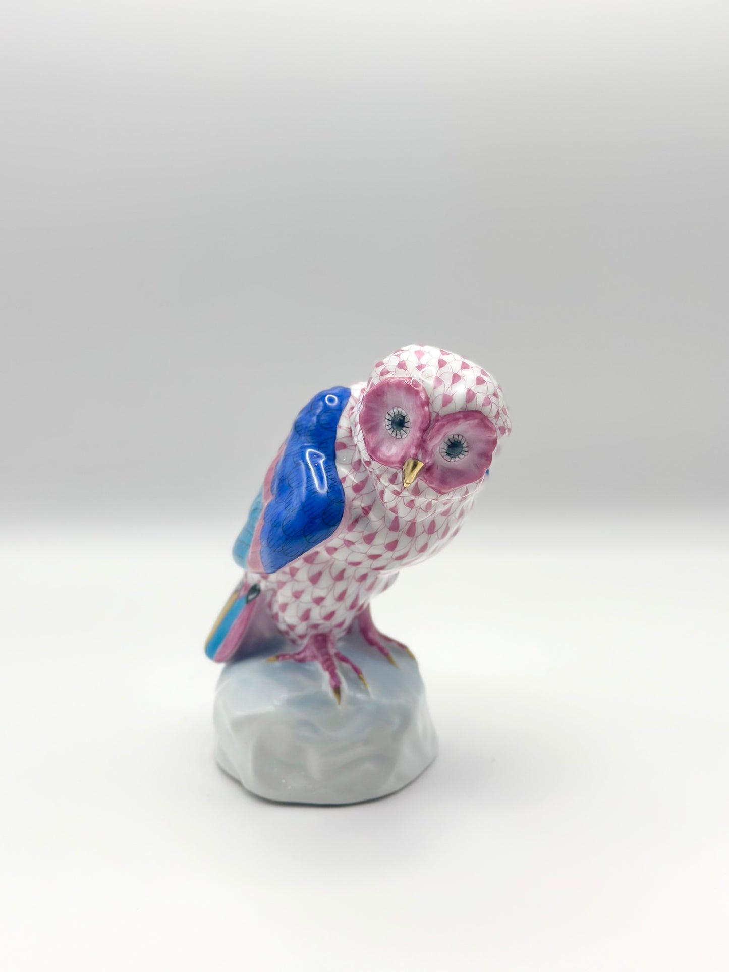 Owl Large Raspberry