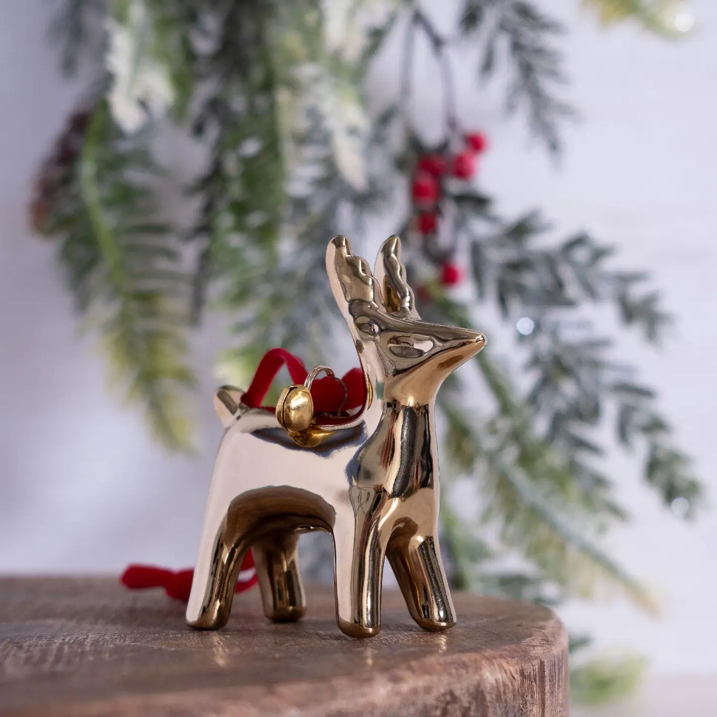 Woodland Ornament Set Gold